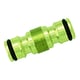 Jonction rapide 2 voies en laiton avec joints toriques hauteur 1,8 cm x 5 cm