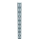 Crémaillère perforée double perforation acier - Coloris : gris - Hauteur 96 cm - Pas 32 mm