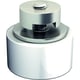 Guide à olive pour portail XH1050 nylon - Hauteur : 25 mm - Diamètre : 50 mm