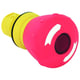 Tête de bouton tournant lumineux arrêt d'urgence série 800FP-LMT - plastique - 22,5 mm - rouge - 800FP-LMT44