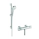 Combiné de douche CROMA SELECT S VARIO - Nombre de jets : 3 - Finition : blanc chromé - Porte savon : Non