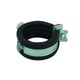 Collier de fixation acier simple avec isogaine BISMAT FLASH - 57 - 63 mm