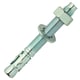 Goujon d'ancrage avec écrou et rondelle acier zingué - M8 x 130 mm - boîte de 50
