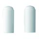 Cache nylon blanc RAL 9010 pour la partie femelle de fiche P09 diamètre 15 mm