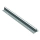 Rail pour galet pour porte coulissante de meuble acier zingué longueur 2000 mm