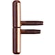 Fiche à visser standard acier zingué diamètre 13 mm longueur 41 mm femelle