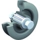 Galet acier seul pour fer plat 1002FA