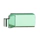 Paumelle 4201 pour porte en verre feuillure 40 à 45 mm chromé mat