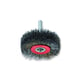 Brosse à fil circulaire sertie, pour perceuses électriques et les machines à grande vitesse - fil acier