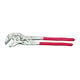 Pince multiprise XL chromée 400 mm avec manche gainé PVC