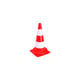 Cône de signalisation PVC 2 bandes 50 cm Poids 1,1 kg
