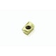 Plaquette de fraisage carbure XOEX-E06 - Longueur d'arête de coupe : 12 mm - Rayon : 0,4 mm - Revêtement : PVD - F15M