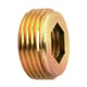 Bague de réduction laiton mâle femelle avec butée brute