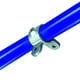 Raccord KEEKLAMP anneau type mâle à double bride à 90°