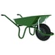 Brouette à roue gonflée AKTIV PREMIUM 1049G Vert 100 Litres - Diamètre de roue : 380 mm