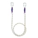 Longe de retenue simple Protecta® avec boucles - 1 m
