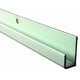 Rail de suspension pour cimaise 901  longueur 3000 mm prépercé argent
