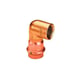 Coude bronze 90° à sertir femelle 22142