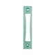 Gâche haute et basse plate 2840.00 pour serrure menuiserie métallique épaisseur 2,5 mm