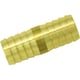 Jonction cannelée cylindrique droite en laiton