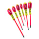 Jeu de 6 tournevis Plat et Phillips® isolés 1000V