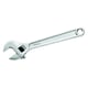 Clé à molette 20 mm chromé Longueur 150 mm
