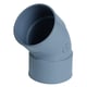 Coude PVC 45° femelle
