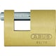 Cadenas rectangulaire monobloc laiton SERIE 82 avec 2 clés
