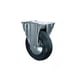 Roulette de manutention fixe MANUROLL MANUTAL noir en caoutchouc 175 kg - 160 x 41 mm