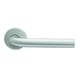 Béquille double sur rosace HUDSON 691 inox - 38 à 43 mm - bec de cane