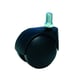 Roulette à tige filetée TWINY diamètre 50 mm charge 40 kg