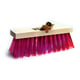 Balai de cantonnier en PVC rouge - 40 cm