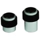 Butoir de porte 3750 aluminium argent diamètre 37 mm hauteur 50 mm