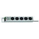 Rallonge multiprises SUPER-SOLID - câble H05VV F3G1,5 - 5 prises - 2,5 m