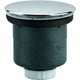 Bonde de douche Ø 90mm à capot sortie verticale
