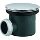 Bonde de douche Ø 90mm à capot sortie horizontale