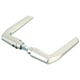Béquille double 2 portées 4126 aluminium carré de 8 mm