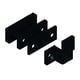 Gâche haute DS6812 pour verrou CLASSIC pêne diamètre 8 mm