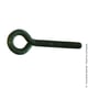 Lacet pour espagnolette à tringle ronde + écrou noir diamètre 14 mm longueur 60 mm