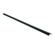 Tringle 16 x 5 mm pour crémone en fonte - 1300 mm - époxy noir - 16 x 5 x 1 300