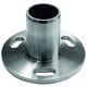Platine d'ancrage au sol inox 304 ronde pour poteau de garde-corps diamètre 100 mm