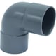 Coude 87°30 PVC femelle/femelle