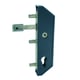 Serrure de portail en retrait à cylindre européen pour cadre  40 x 40 mm