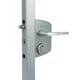 Serrure de portail type industriel pour profil de 40 à 60 mm à cylindre européen LAKQU2