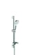 Combiné de douche CROMETTA VARIO avec barre UNICA'CROMA - Nombre de jets : 2 - Finition : blanc chromé - Porte savon : Oui