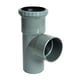 Culotte simple à joint de dilatation PVC 87°30 mâle-femelle - Diamètre : 100 mm - Mâle/femelle