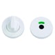 Rosace ronde nylon pour béquille 232 et 710