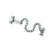 Entrebâilleur de porte CHAIN rallongé nickelé