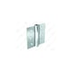 Charnière pour porte à déplacement latéral 1512C SPORTUB pose sur chant  85 x 85 mm