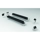 Kit de 2 freins amortisseur FR82 de placard coulissant pour largeur de rail 82 mm